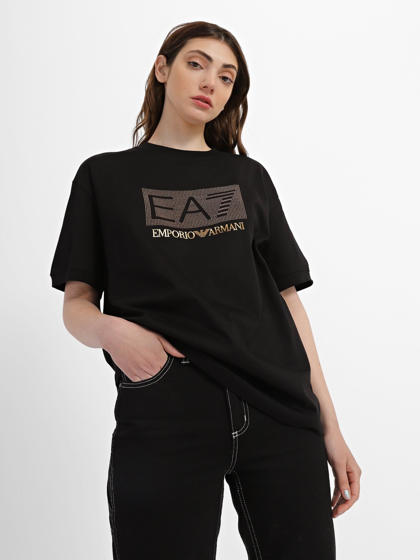 Футболка EA7 Logo Series модель 3RUT05-PJFBZ-1200 Фото