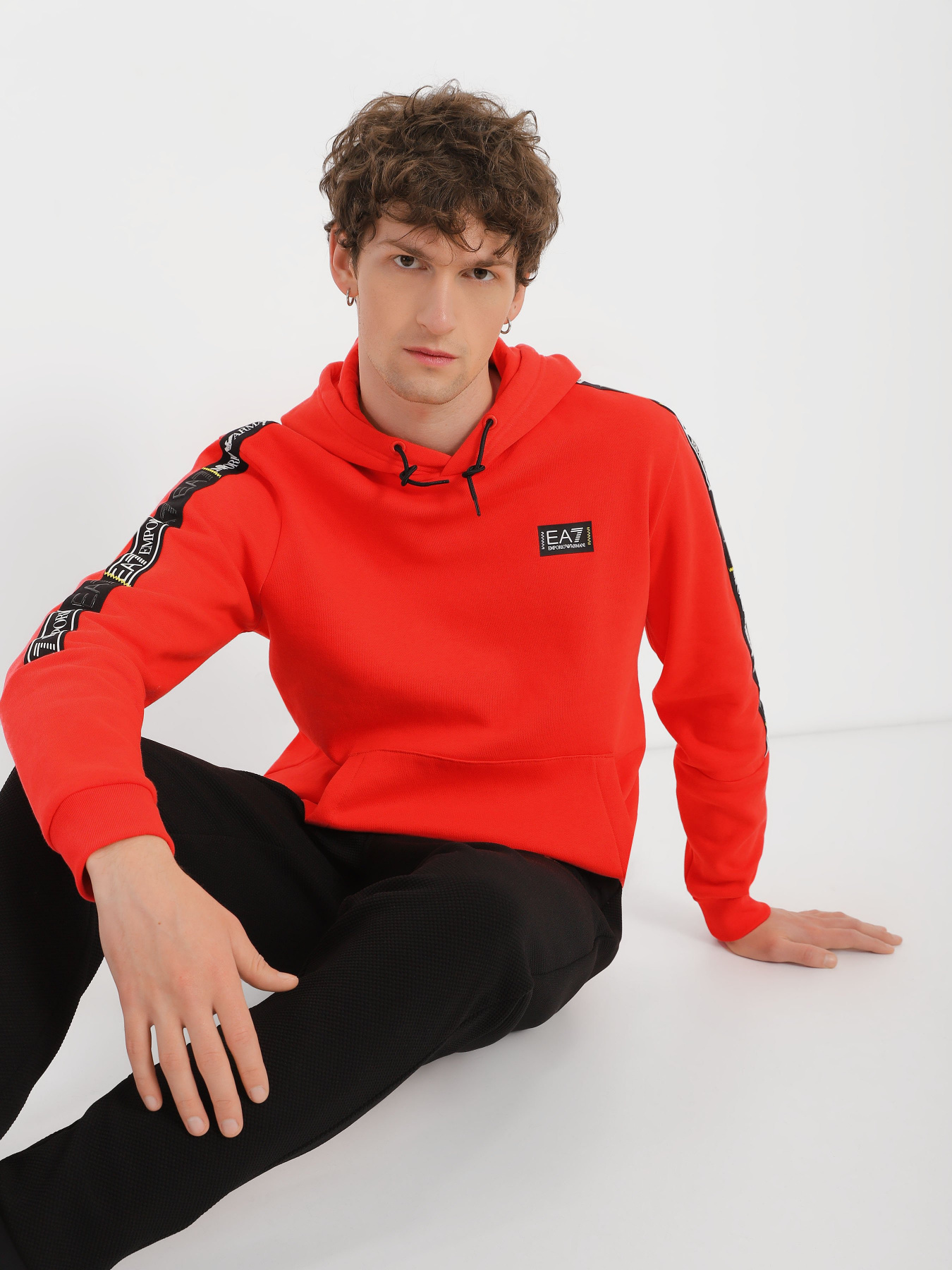 Худі EA7 Logo Series модель 3RPM11-PJ07Z-1480 Фото