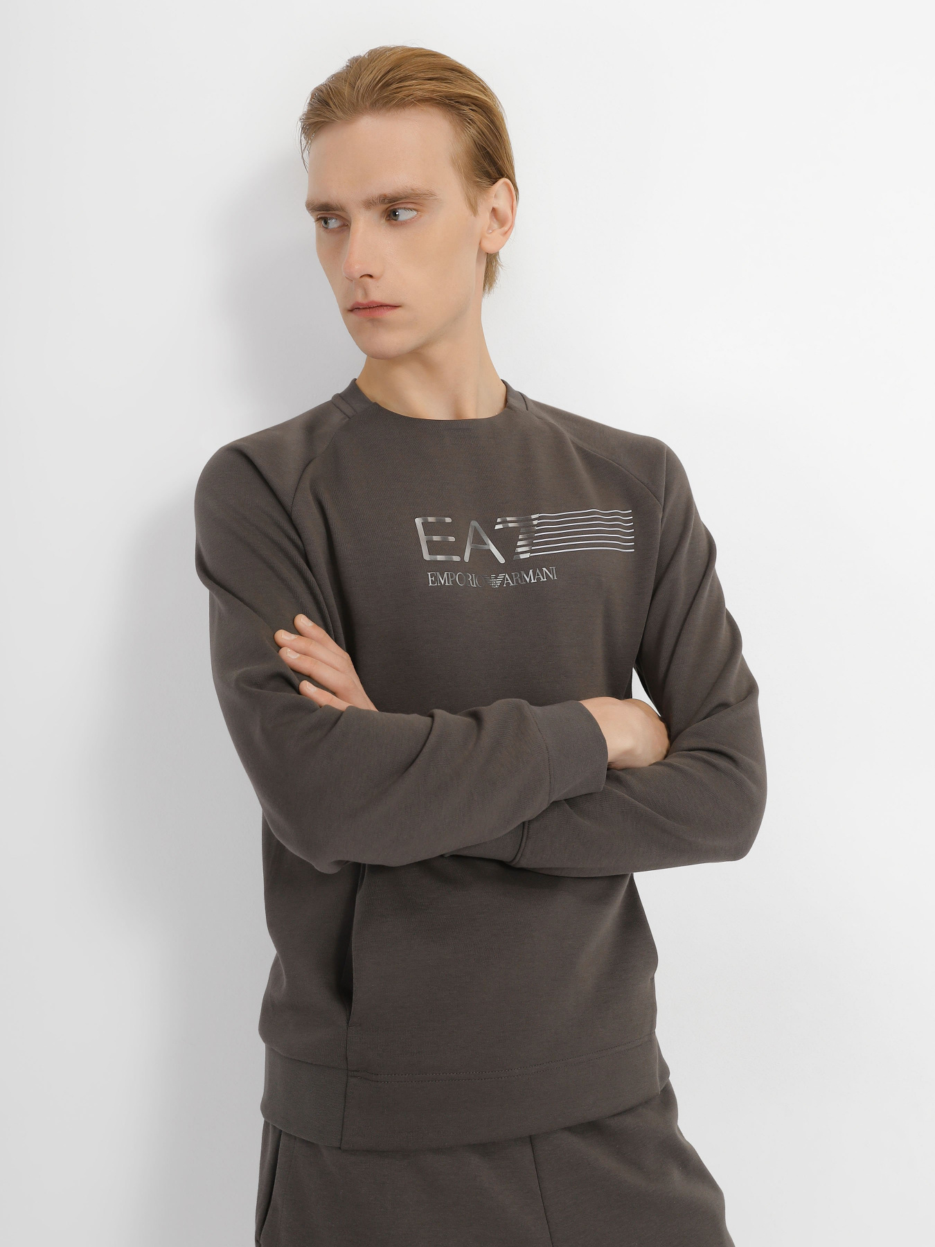 Світшот EA7 Natural Ventus7 модель 3RPM41-PJMBZ-1997 Фото