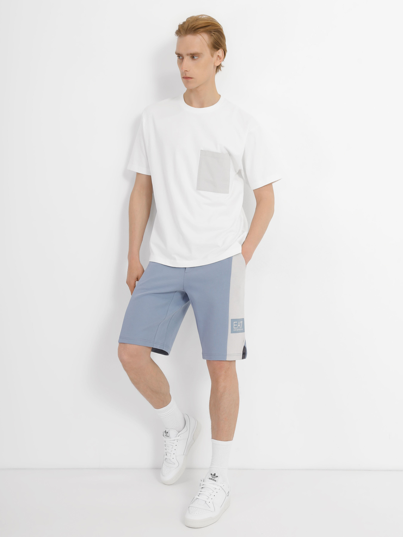 Повсякденні шорти EA7 Tonal Block модель 3RPS65-PJF3Z-1506 Фото