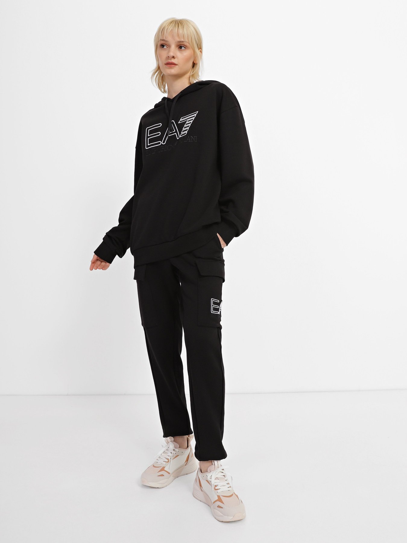 Худи EA7 Logo Series модель 3RUM07-PJEQZ-0200 Фото