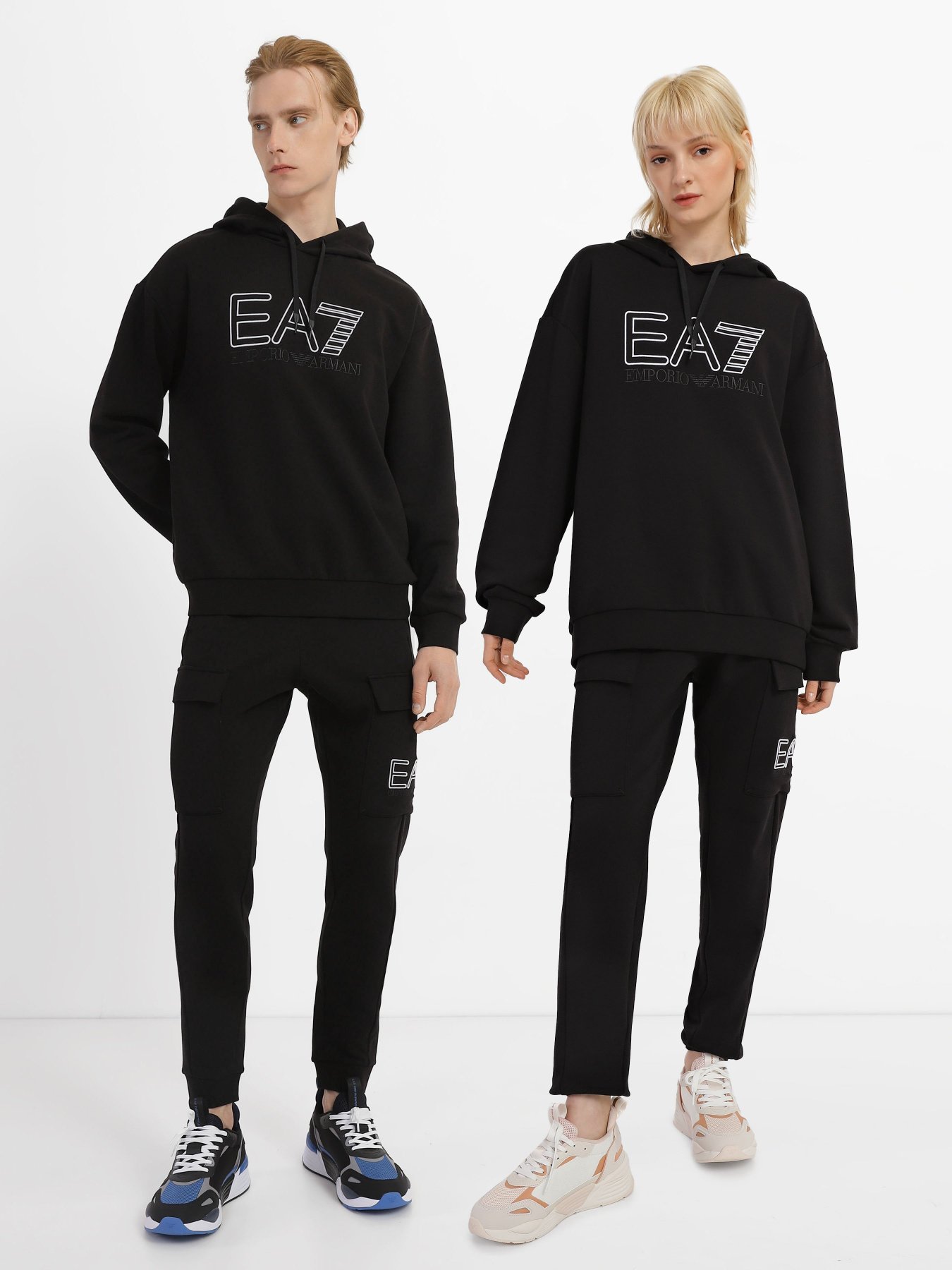 Спортивні штани EA7 Logo Series модель 3RUP54-PJEQZ-0200 Фото