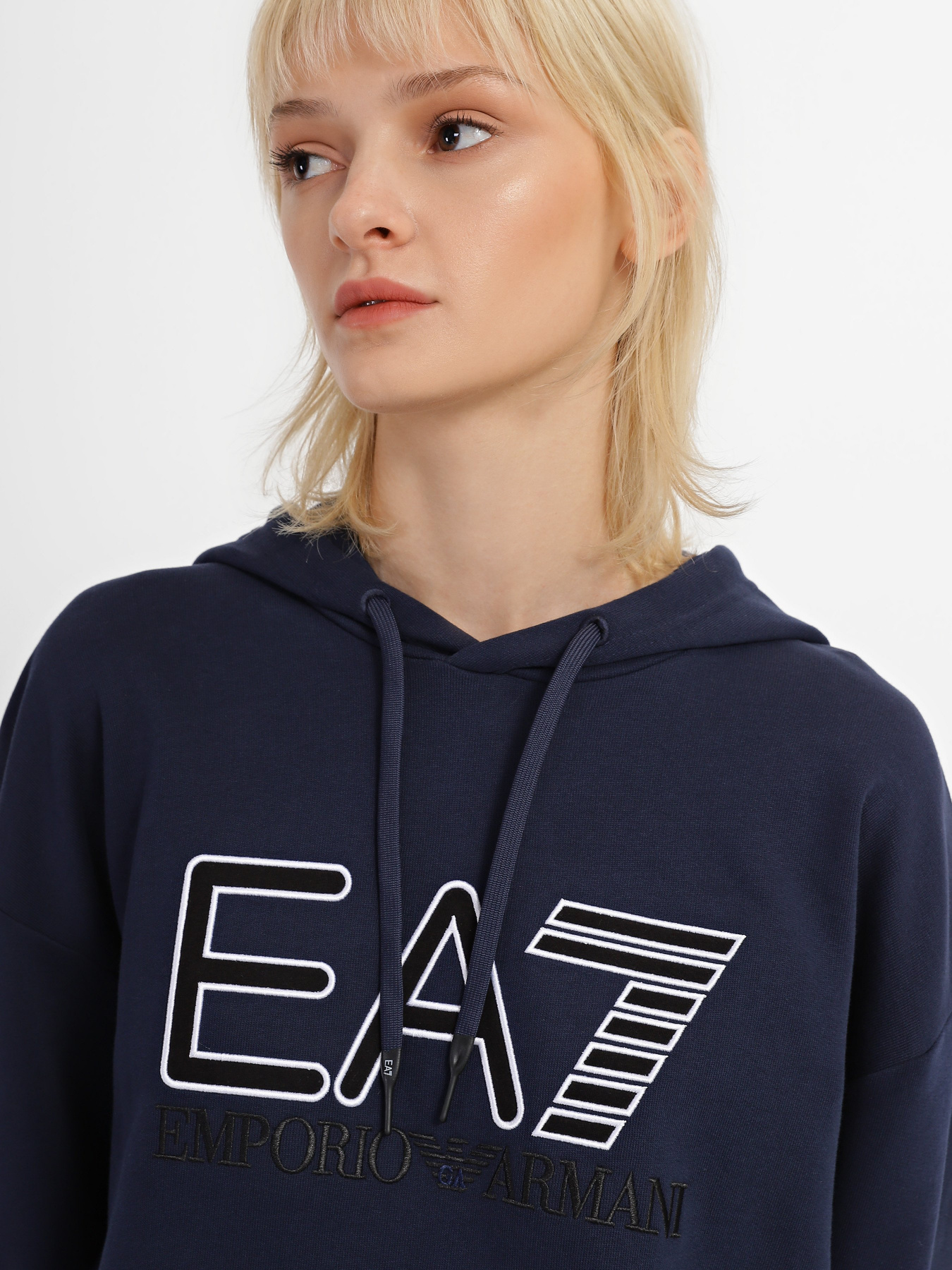 Худи EA7 Logo Series модель 3RUM07-PJEQZ-0554 Фото