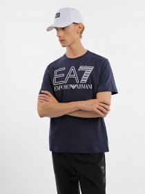 Футболка EA7 Logo Series модель 6RPT03-PJFFZ-1554 Фото