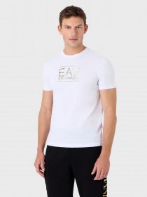 Футболка EA7 Gold Label модель 6RPT19-PJM9Z-1100 Фото