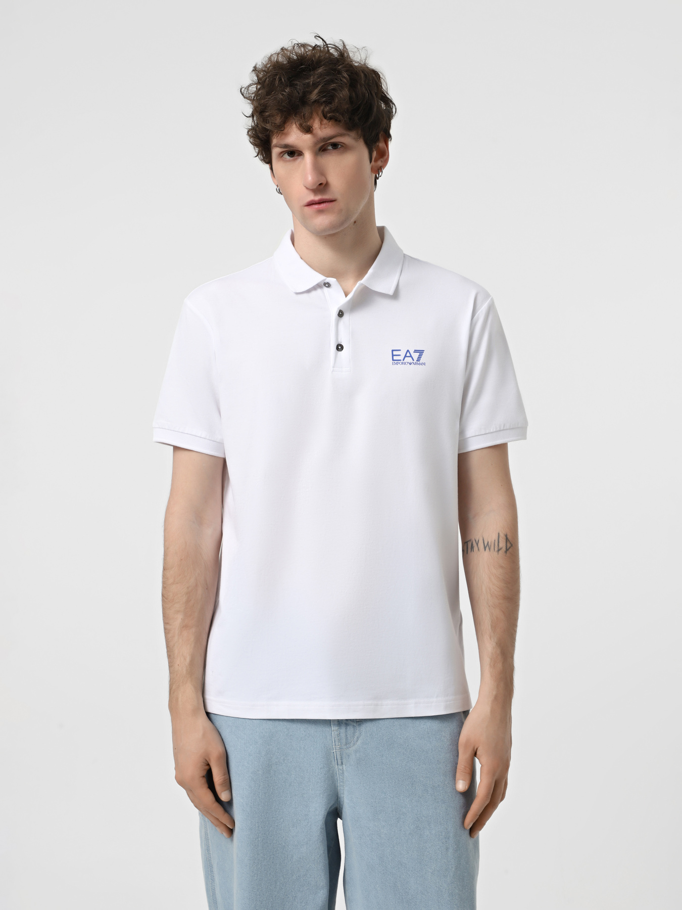 Поло EA7 Visibility модель 6RPF16-PJ03Z-1100 Фото