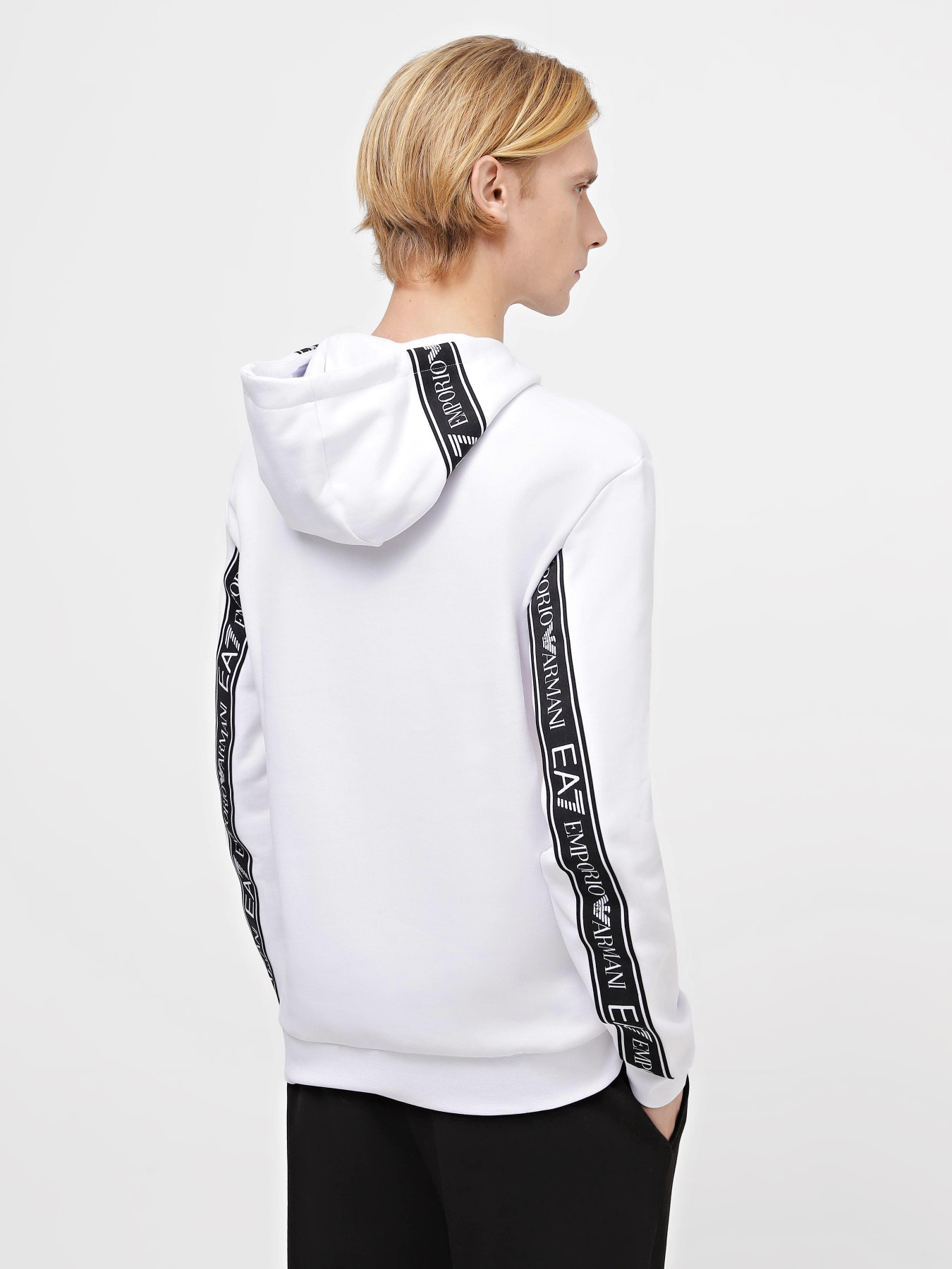 Худи EA7 Logo Series модель 6RPM15-PJ07Z-1100 Фото