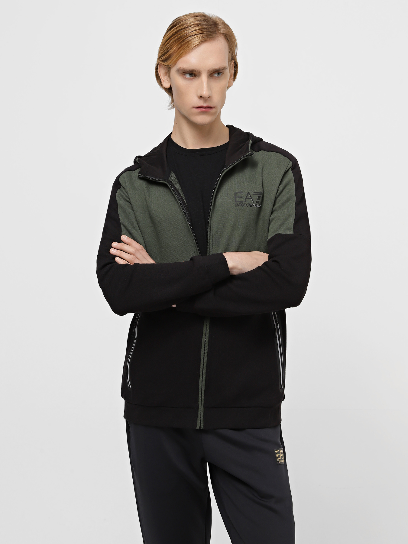 Кофта EA7 Athletic Colour Block модель 6RPM33-PJEQZ-1200 Фото