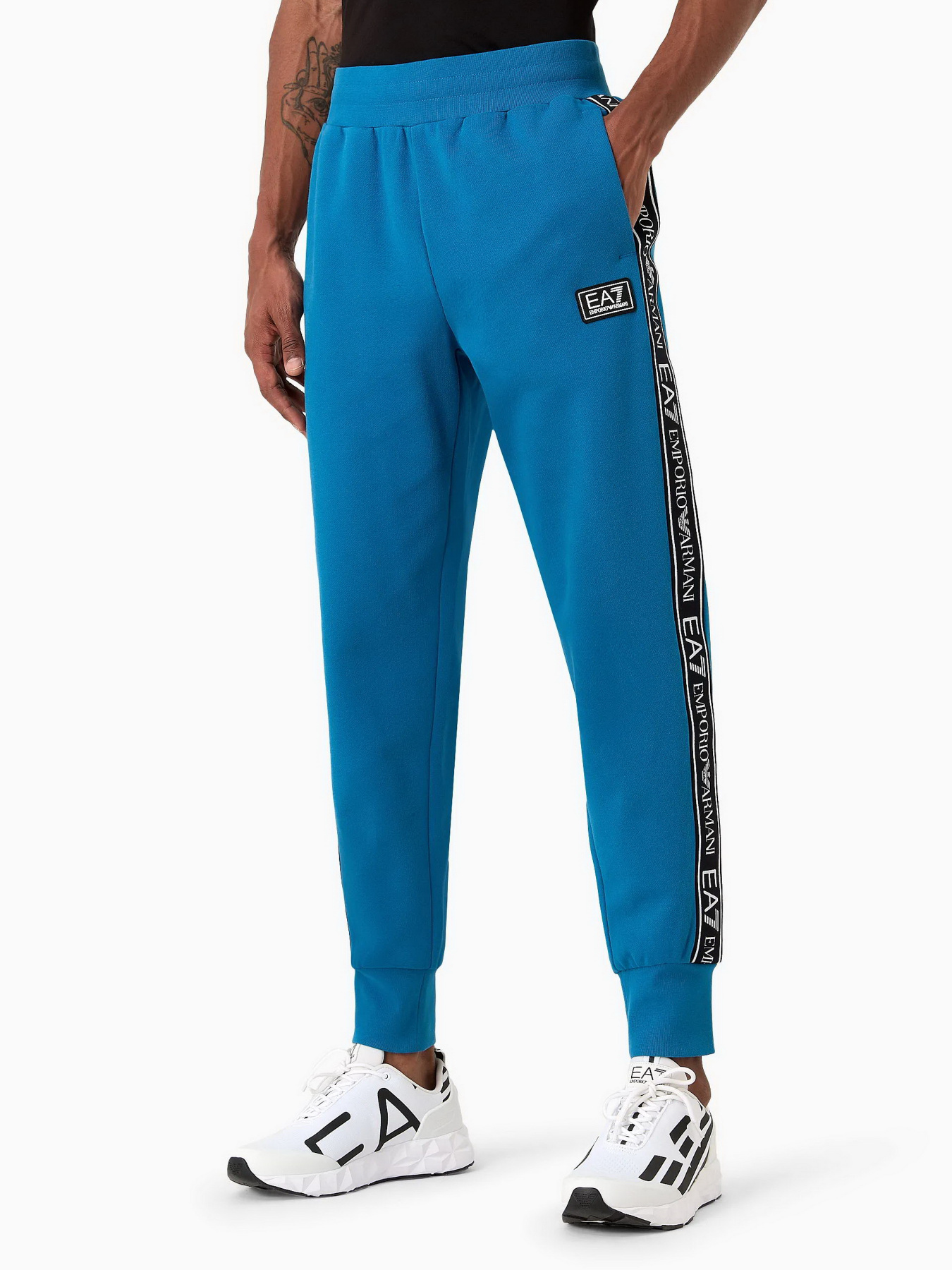 Спортивні штани EA7 Logo Series модель 6RPP55-PJ07Z-1584 Фото