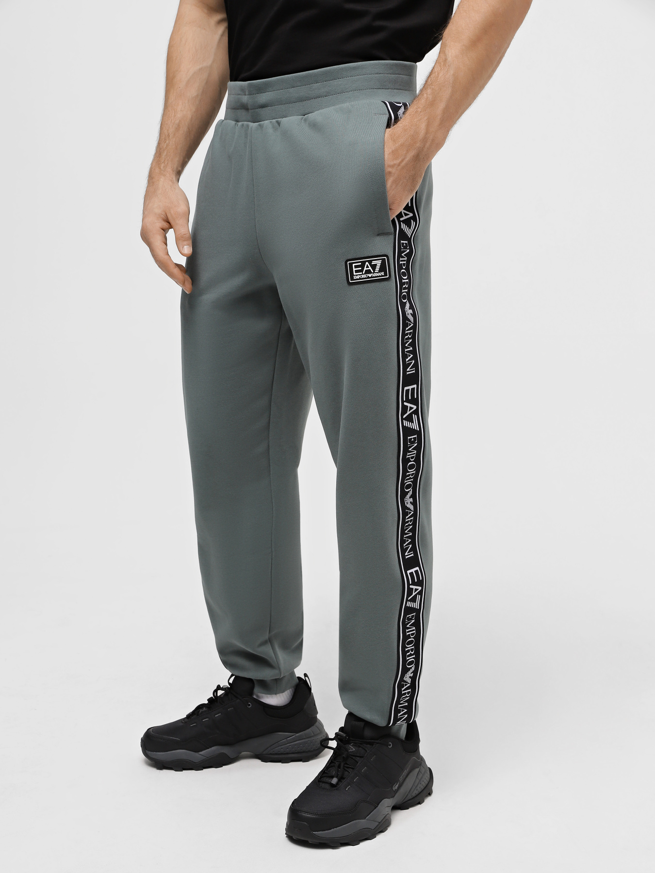 Штаны спортивные EA7 Logo Series модель 6RPP55-PJ07Z-1842 Фото