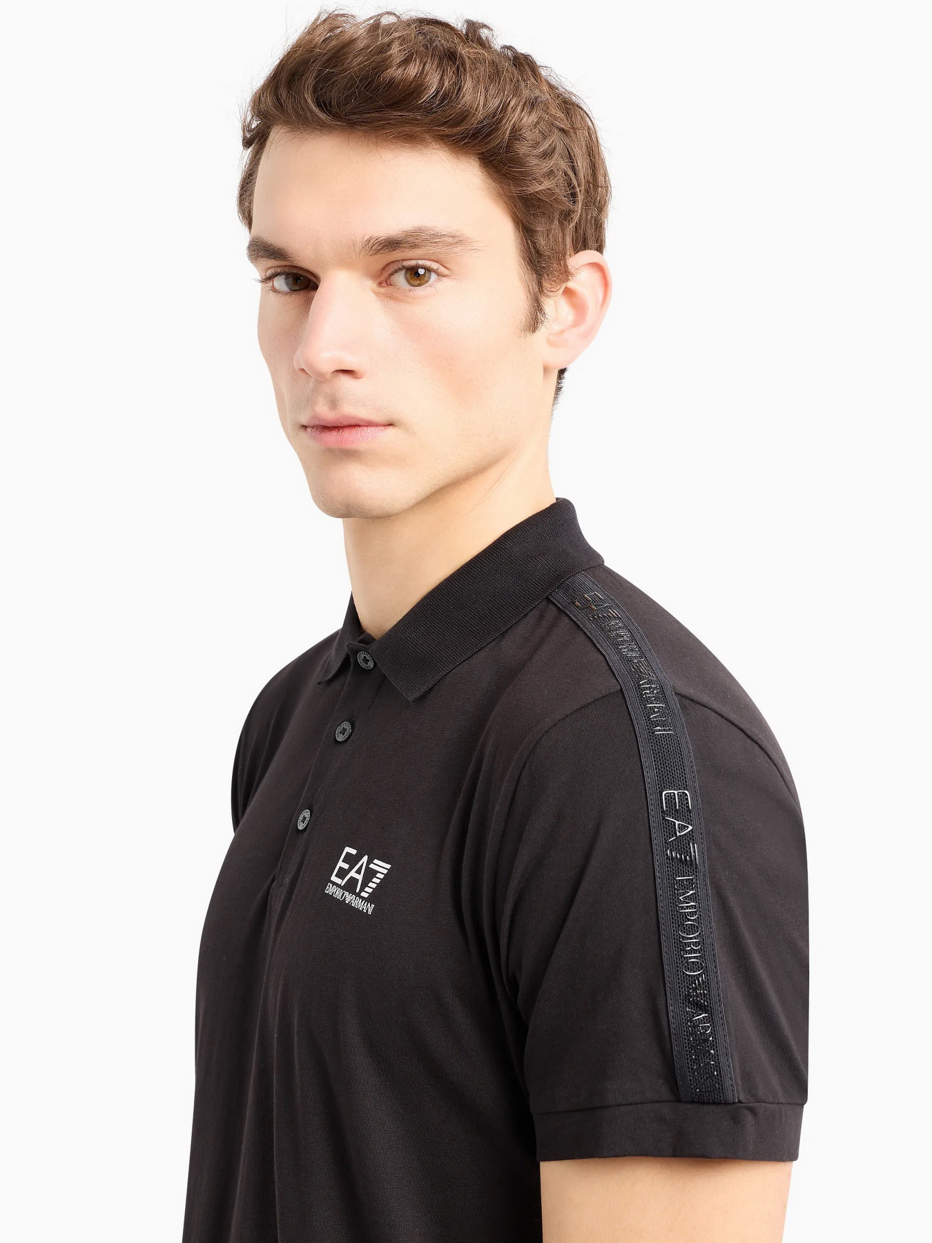 Поло EA7 Logo Series модель 3DPF23-PJ02Z-0200 Фото