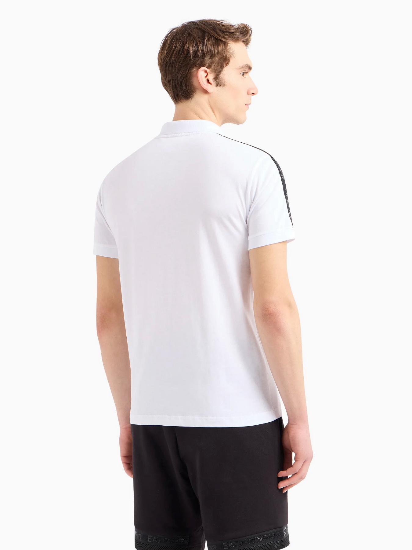 Поло EA7 Logo Series модель 3DPF23-PJ02Z-1100 Фото