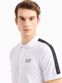 Поло EA7 Logo Series модель 3DPF23-PJ02Z-1100 Фото