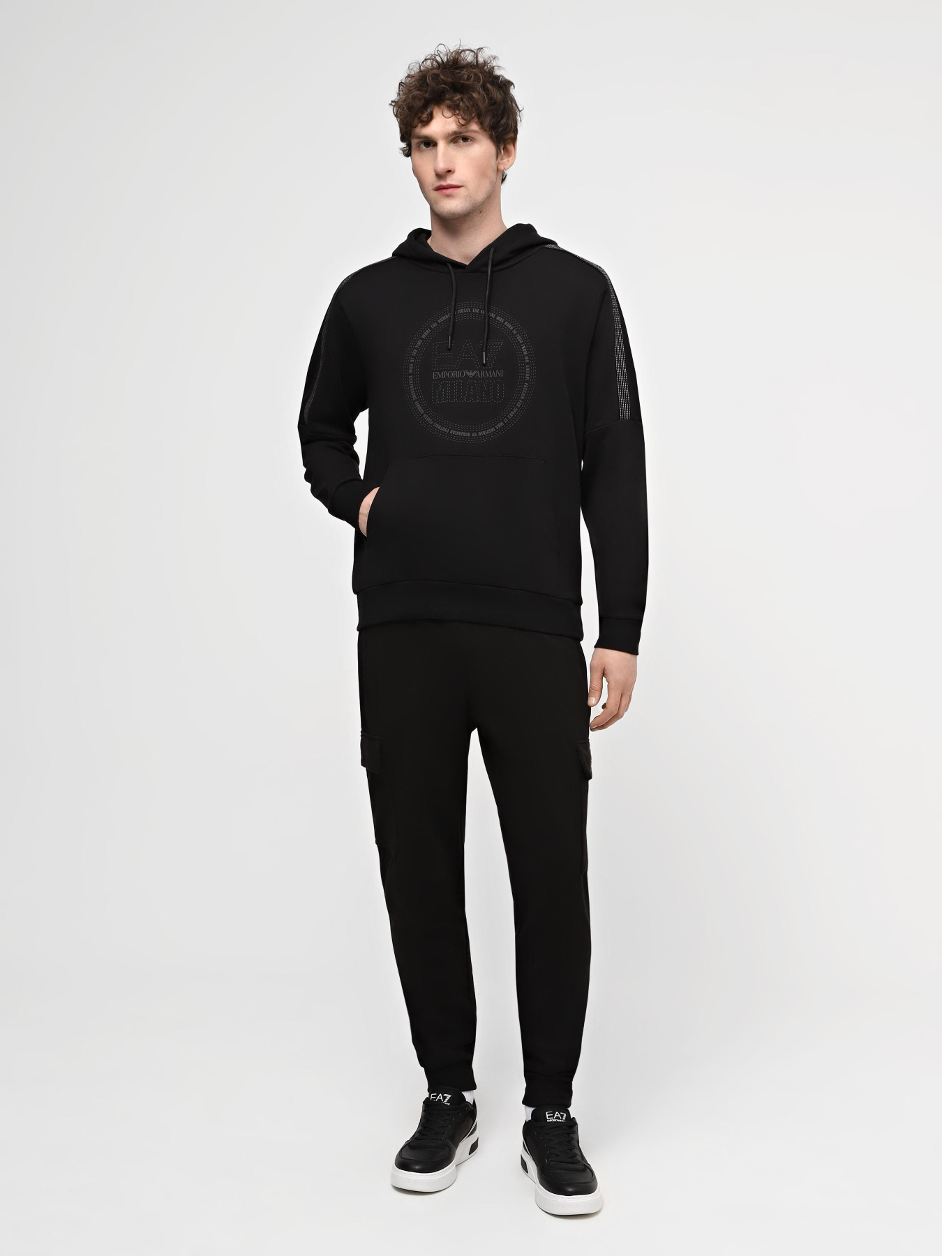 Худи EA7 Logo Series модель 3DPM65-PJTKZ-1200 Фото