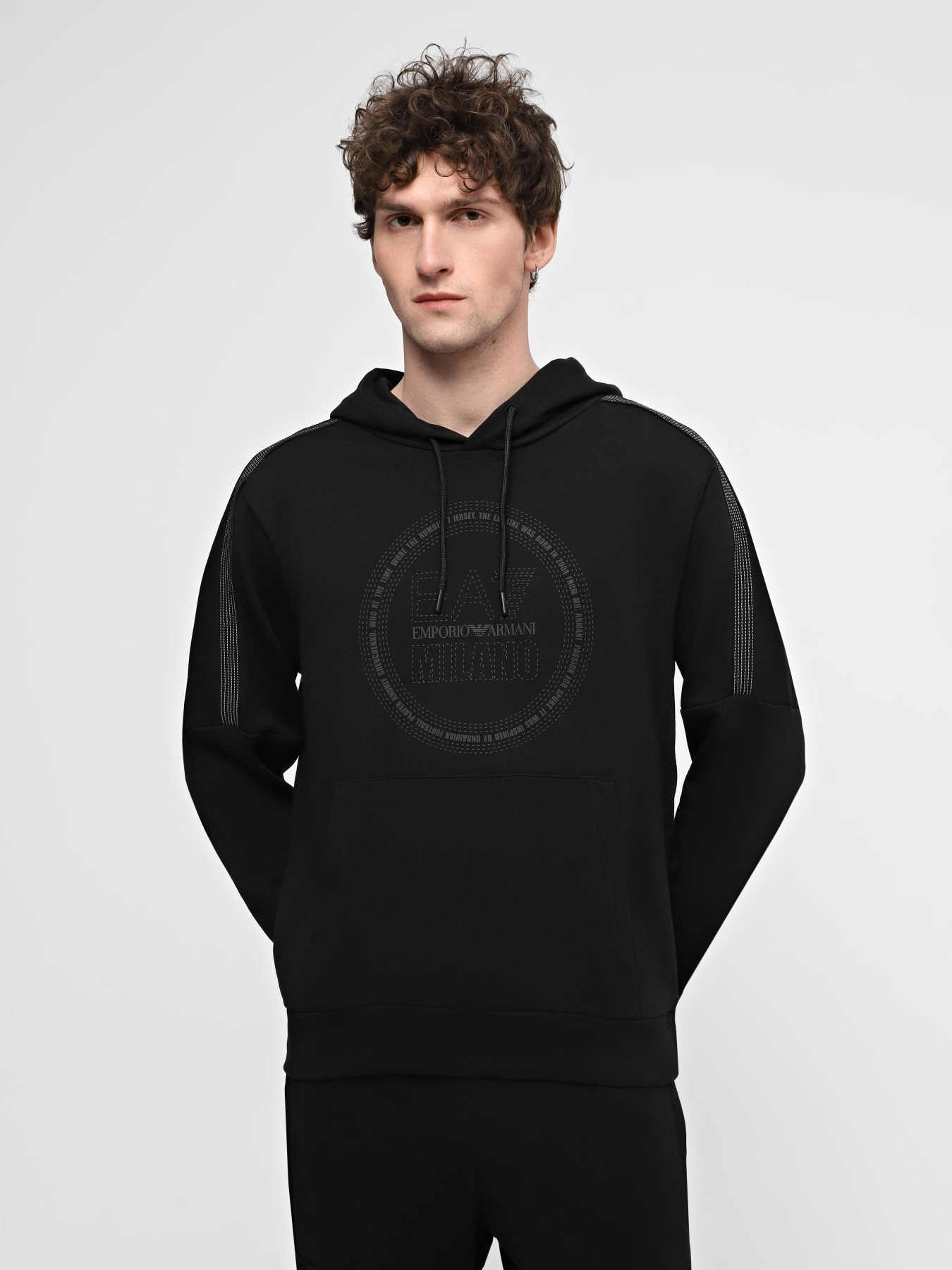 Худи EA7 Logo Series модель 3DPM65-PJTKZ-1200 Фото