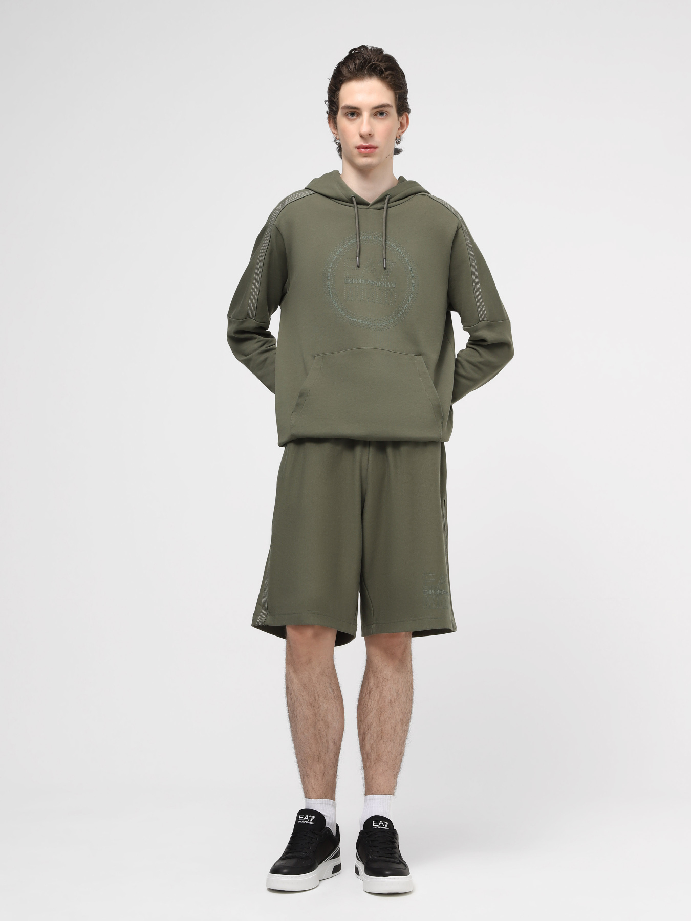 Худи EA7 Logo Series модель 3DPM65-PJTKZ-1846 Фото