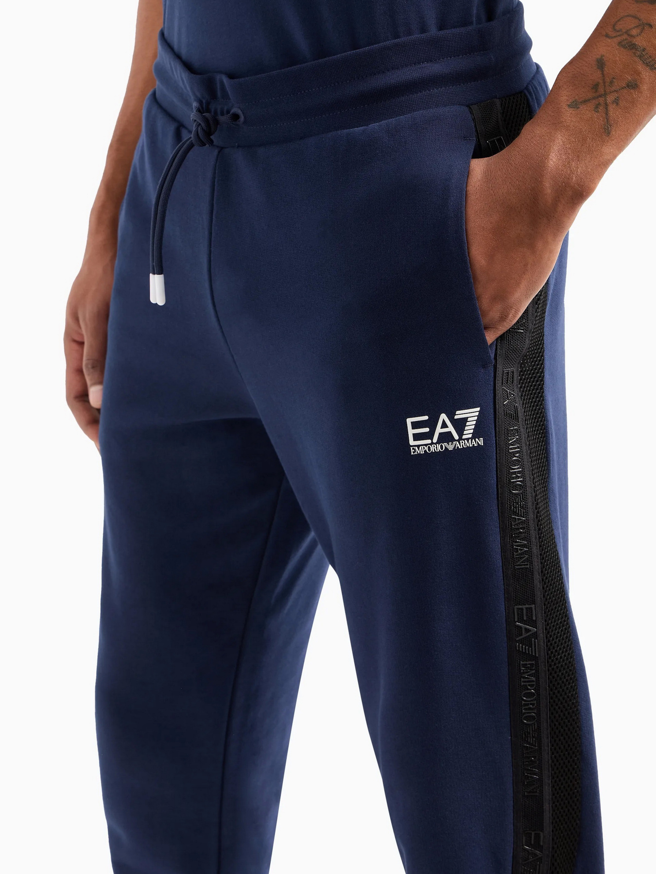 Штаны спортивные EA7 Logo Series модель 3DPP76-PJEQZ-0554 Фото