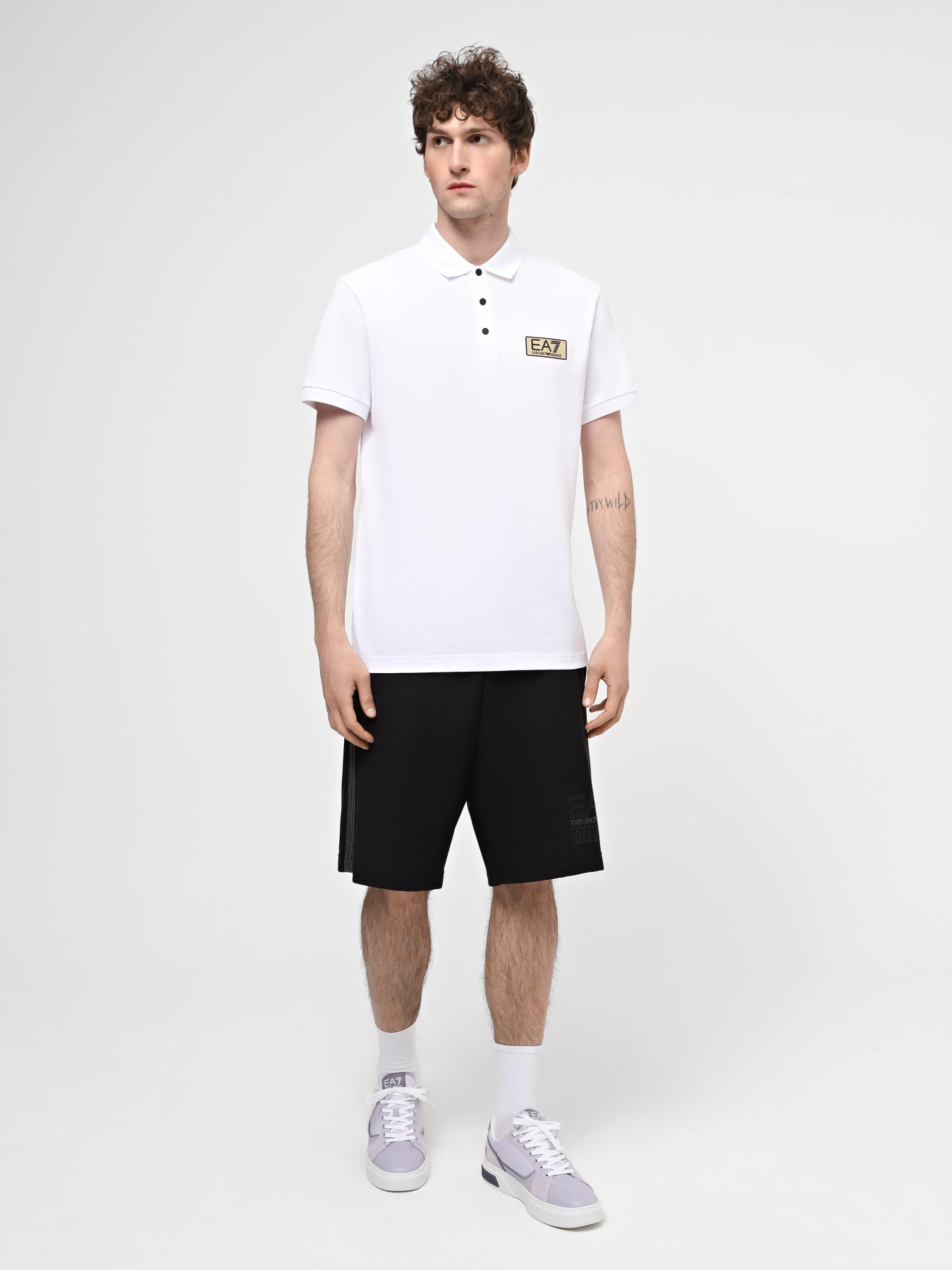 Шорты EA7 Logo Series модель 3DPS77-PJTKZ-1200 Фото