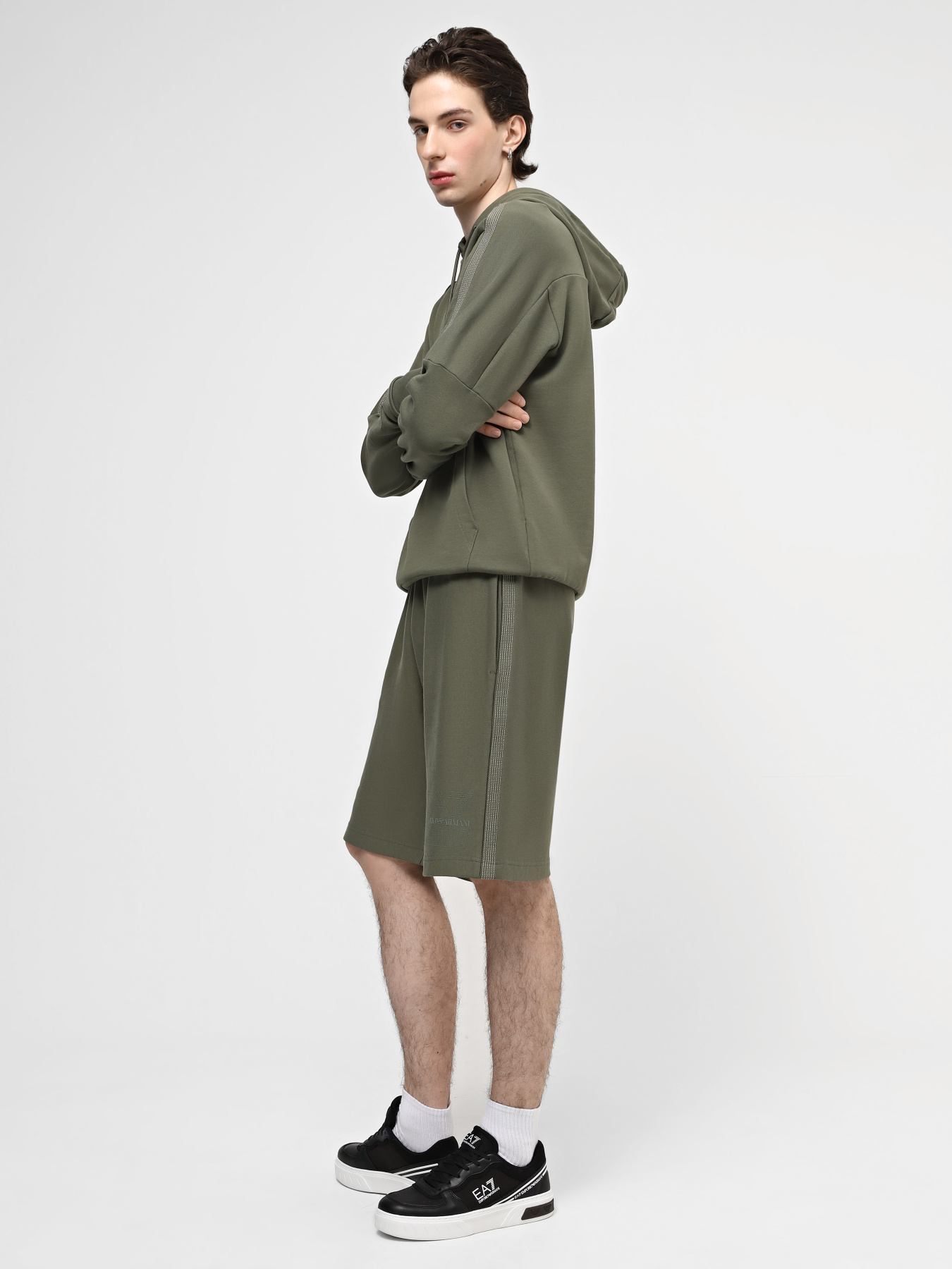 Повсякденні шорти EA7 Logo Series модель 3DPS77-PJTKZ-1846 Фото