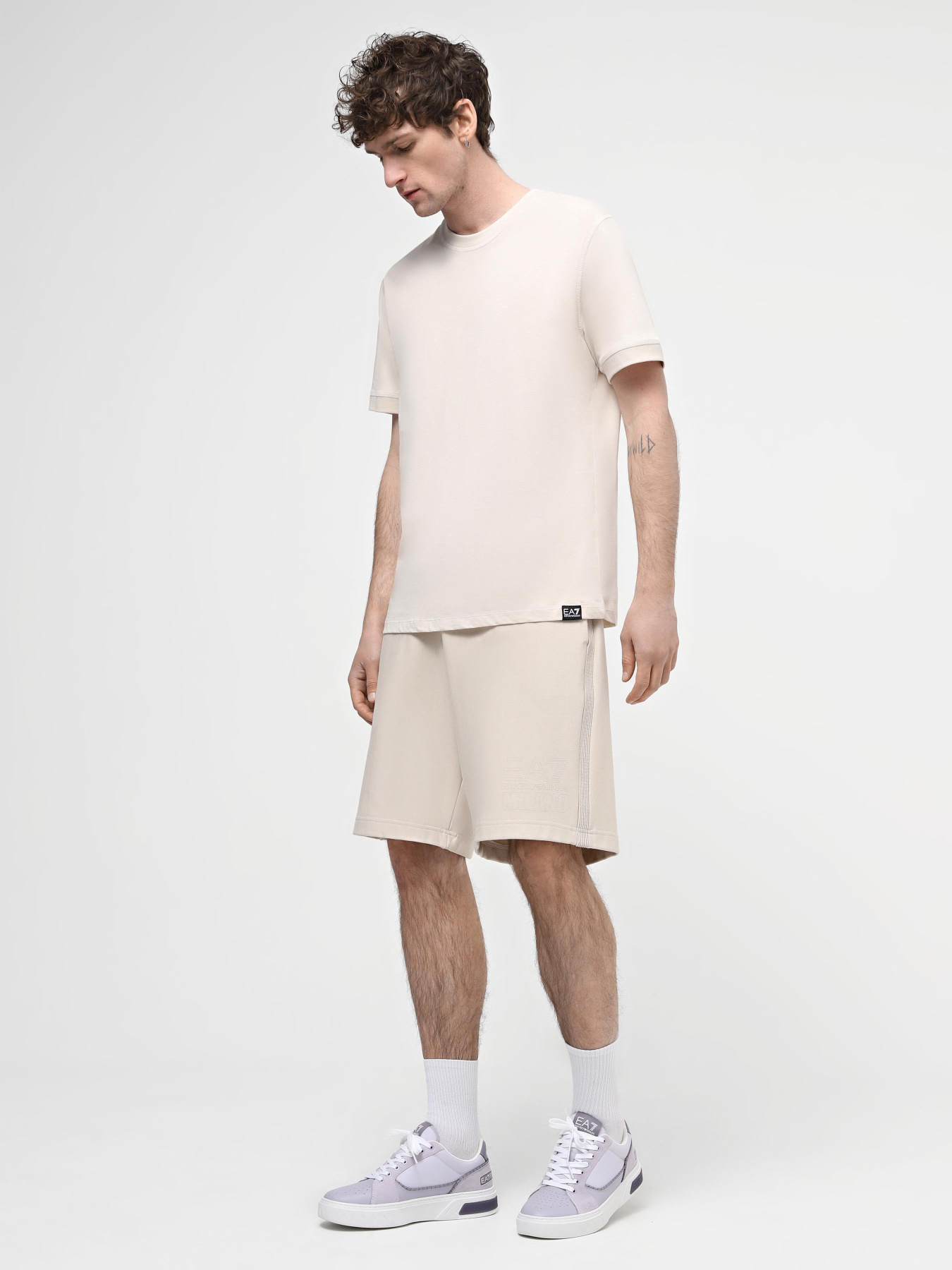 Повсякденні шорти EA7 Logo Series модель 3DPS77-PJTKZ-1946 Фото