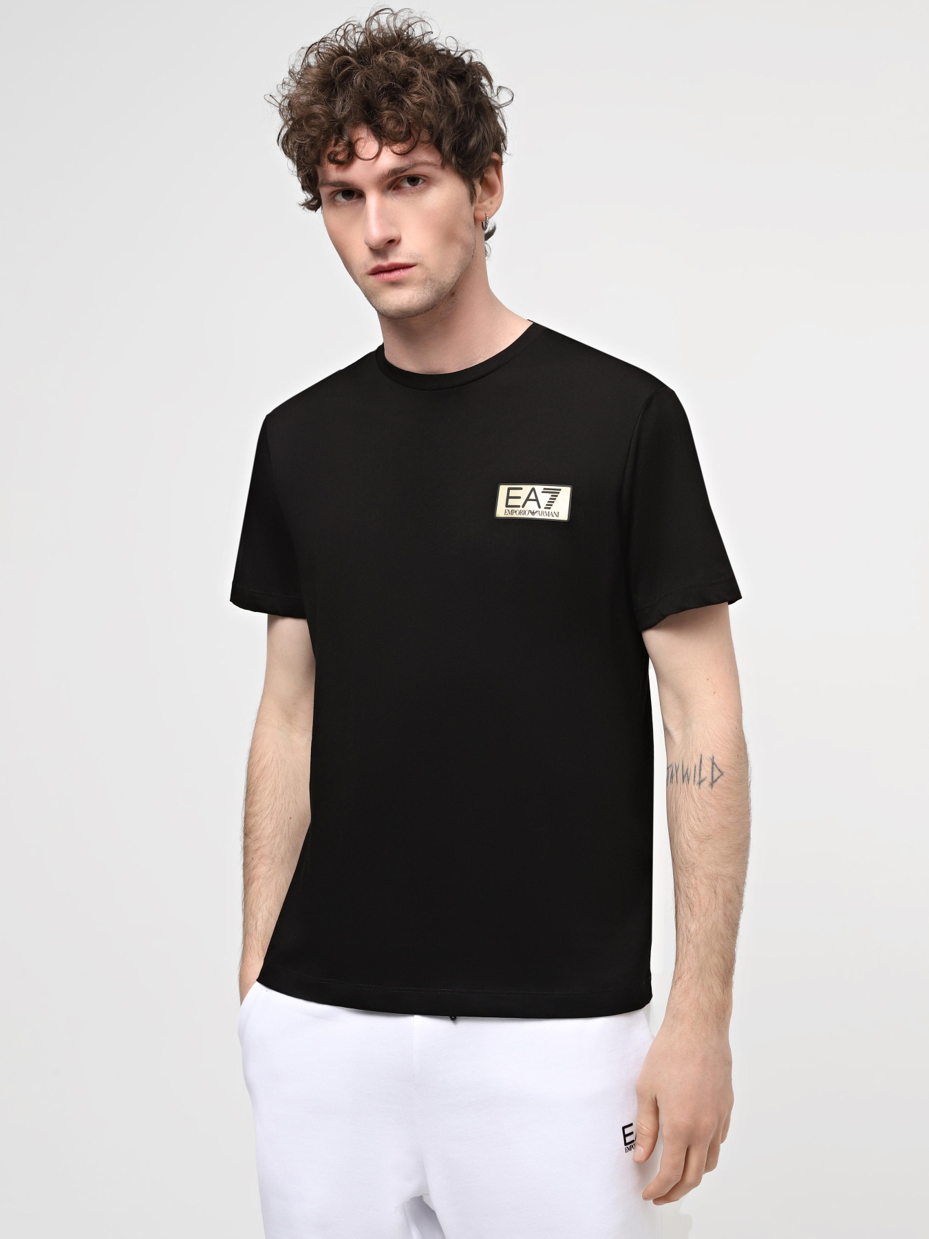 Футболка EA7 Gold Label модель 3DPT07-PJM9Z-1200 Футболка EA7 Gold Label модель 3DPT07-PJM9Z-1200 Фото