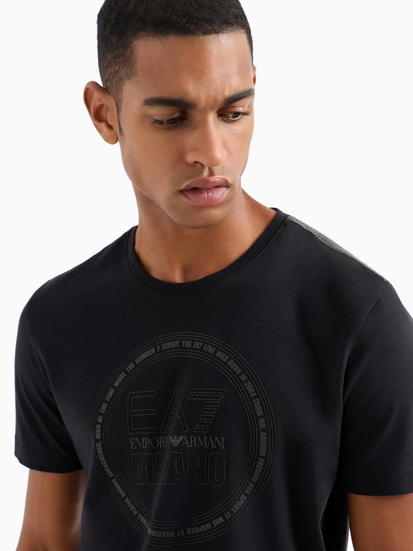 Футболка EA7 Logo Series модель 3DPT39-PJTJZ-1200 Фото