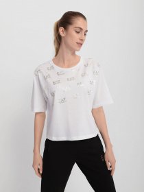 Футболка EA7 модель 6KTT33-TJAQZ-1100 Фото