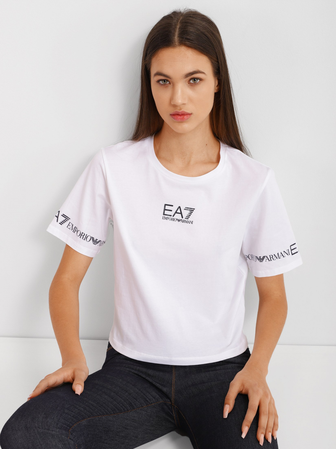 Футболка EA7 модель 3LTT08-TJCRZ-1100 Фото