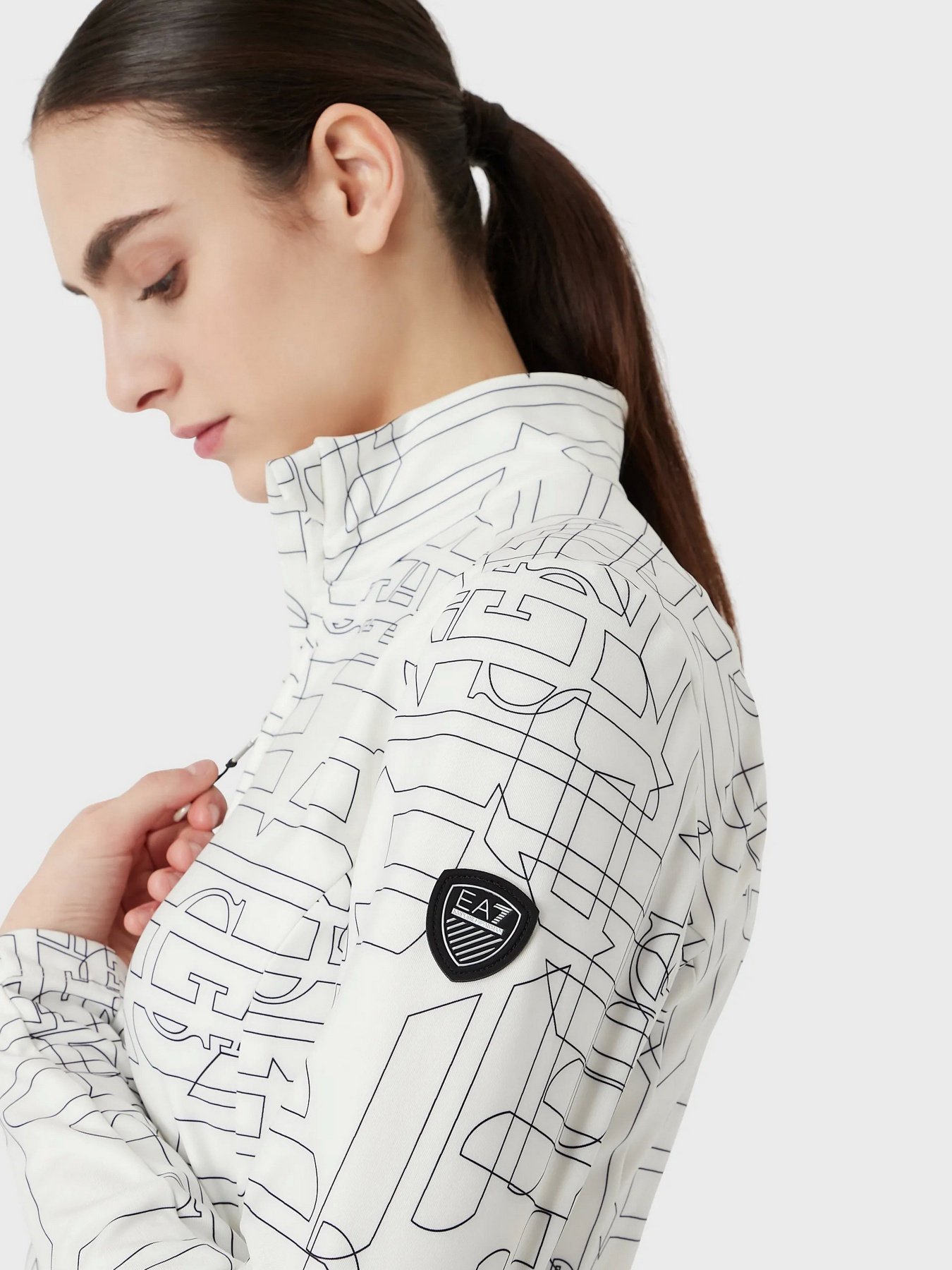 Спортивна кофта EA7 SKI модель 6LTMA1-TJKAZ-2100 Фото