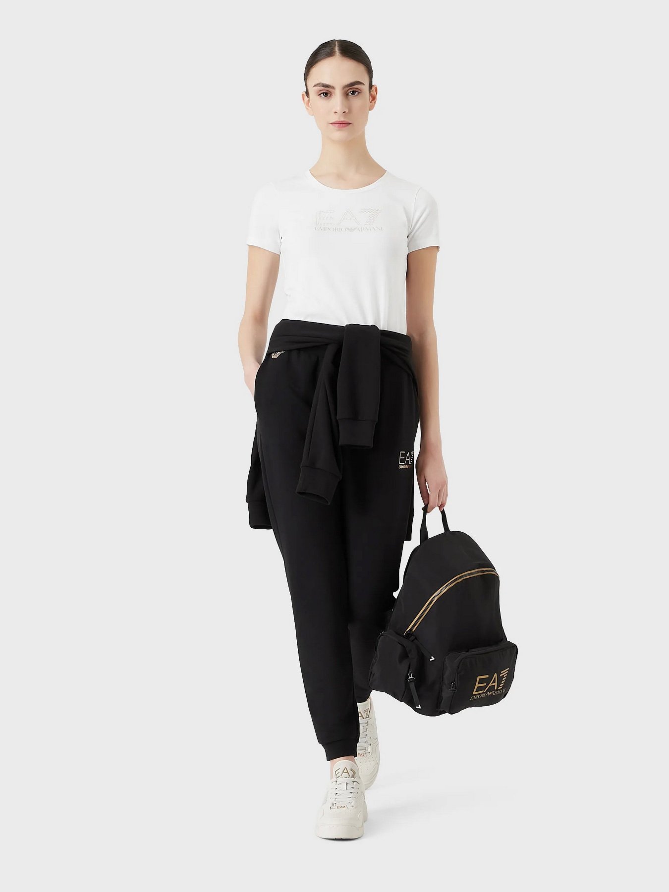 Футболка EA7 Logo Series модель 8NTT24-TJ2HZ-1100 Фото