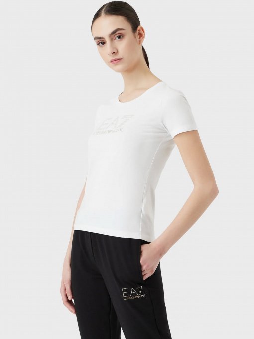 Футболка EA7 Logo Series модель 8NTT24-TJ2HZ-1100 Фото