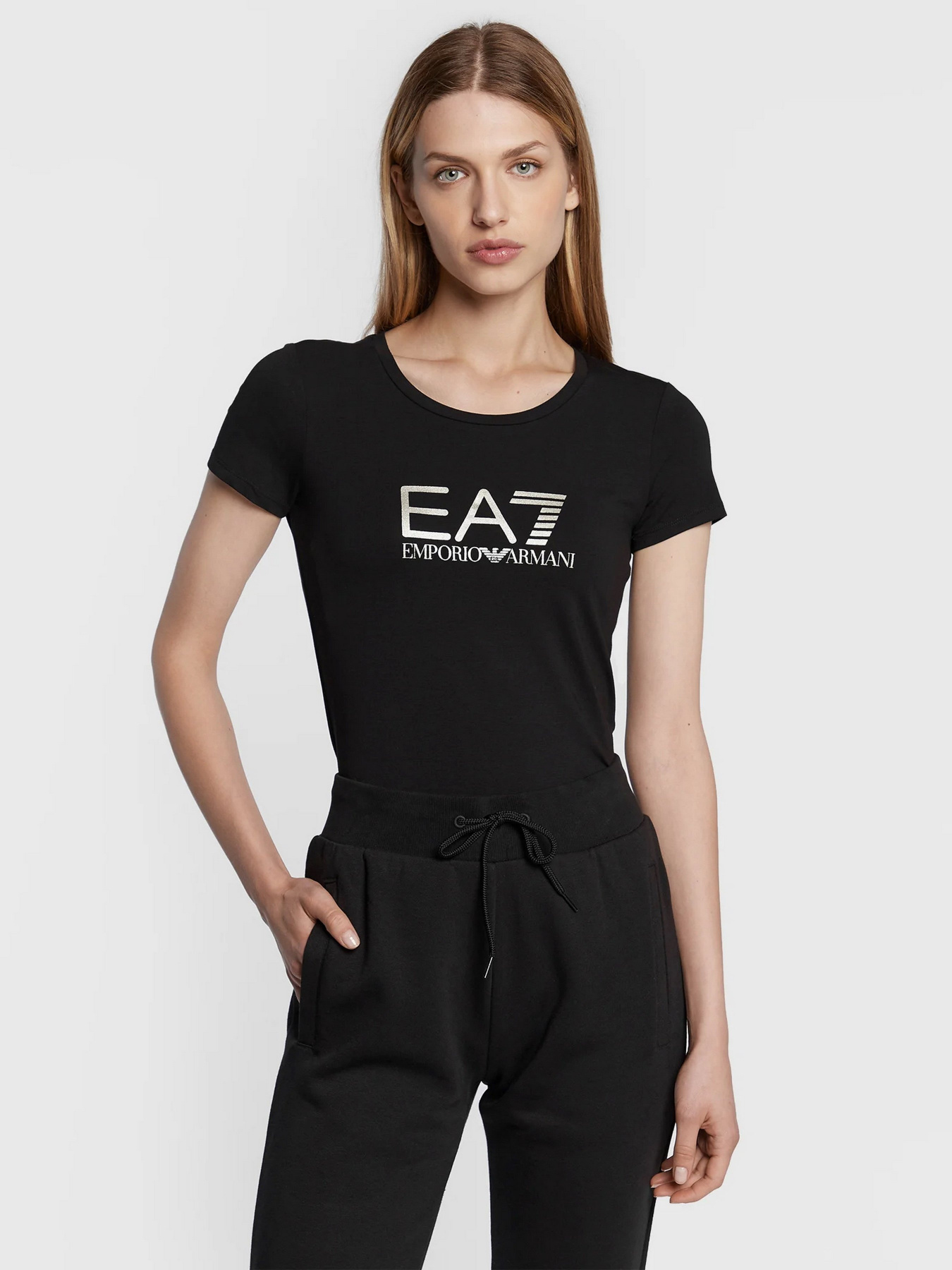 Футболка EA7 модель 8NTT66-TJFKZ-0218 Футболка EA7 модель 8NTT66-TJFKZ-0218 Фото