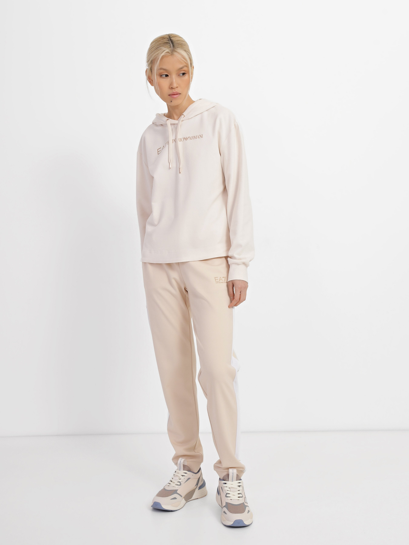 Худи EA7 Shiny модель 3RTM19-TJCQZ-1712 Фото