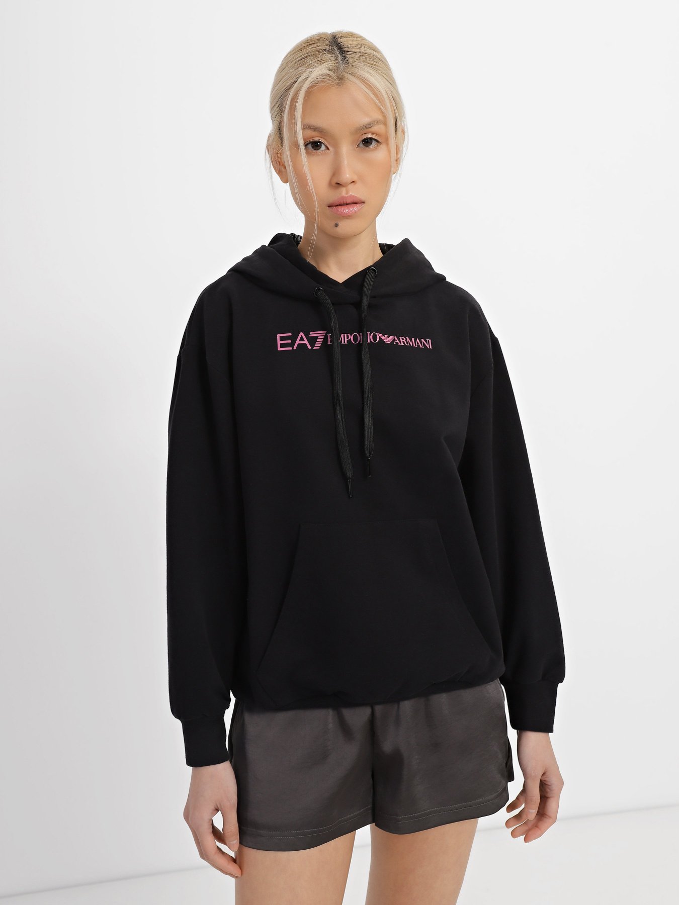 Худи EA7 Shiny модель 3RTM20-TJCQZ-0216 Фото