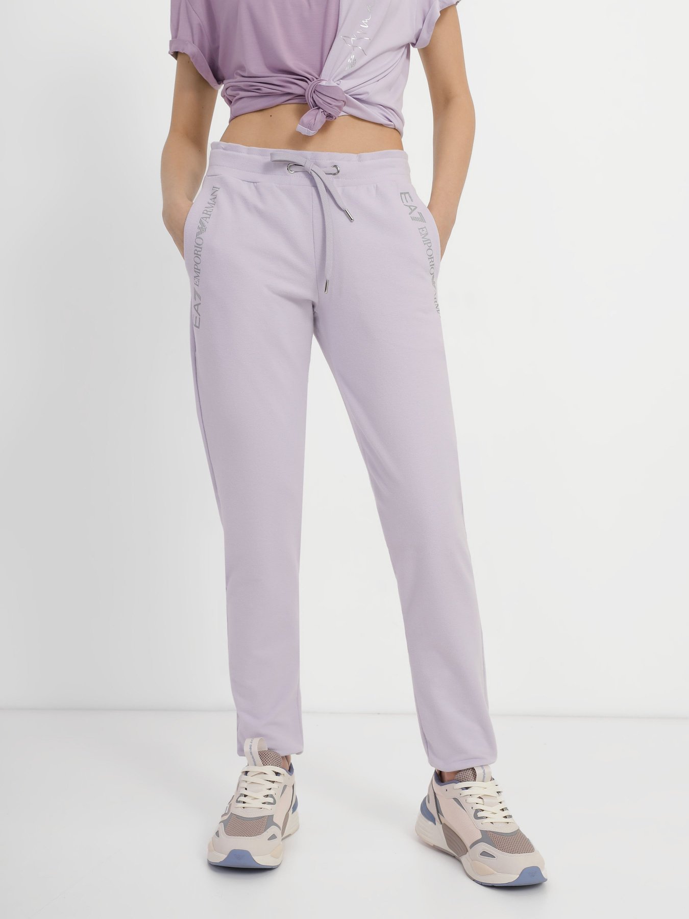 Спортивні штани EA7 Shiny модель 3RTP65-TJCQZ-1361 Фото