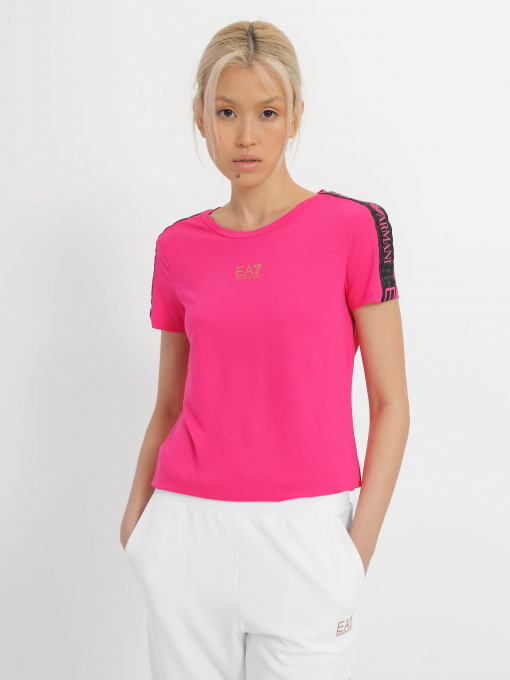 Спортивна футболка EA7 Natural Ventus7 модель 3RTT02-TJKUZ-1417 Фото