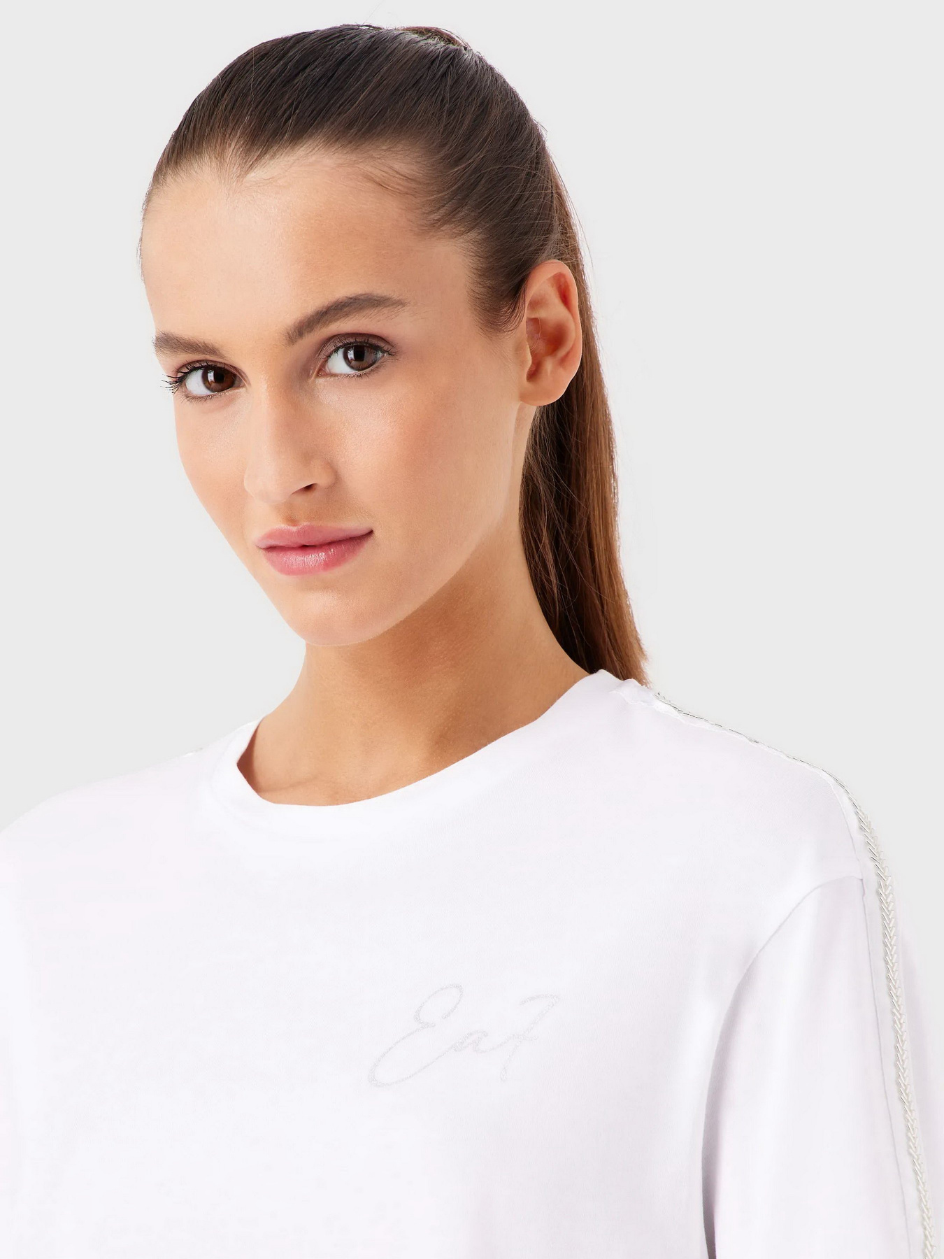 Футболка EA7 Precious модель 6RTT10-TJDZZ-1100 Фото