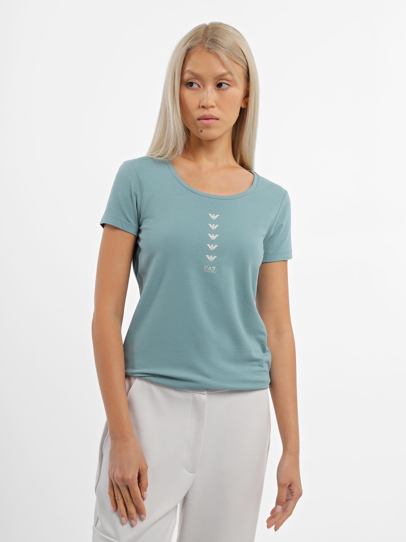 Футболка EA7 Logo Series модель 6RTT27-TJQDZ-1807 Фото