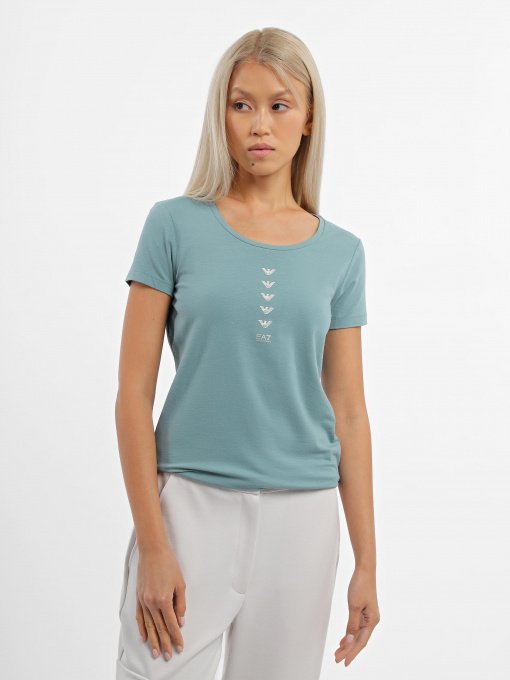 Футболка EA7 Logo Series модель 6RTT27-TJQDZ-1807 Фото