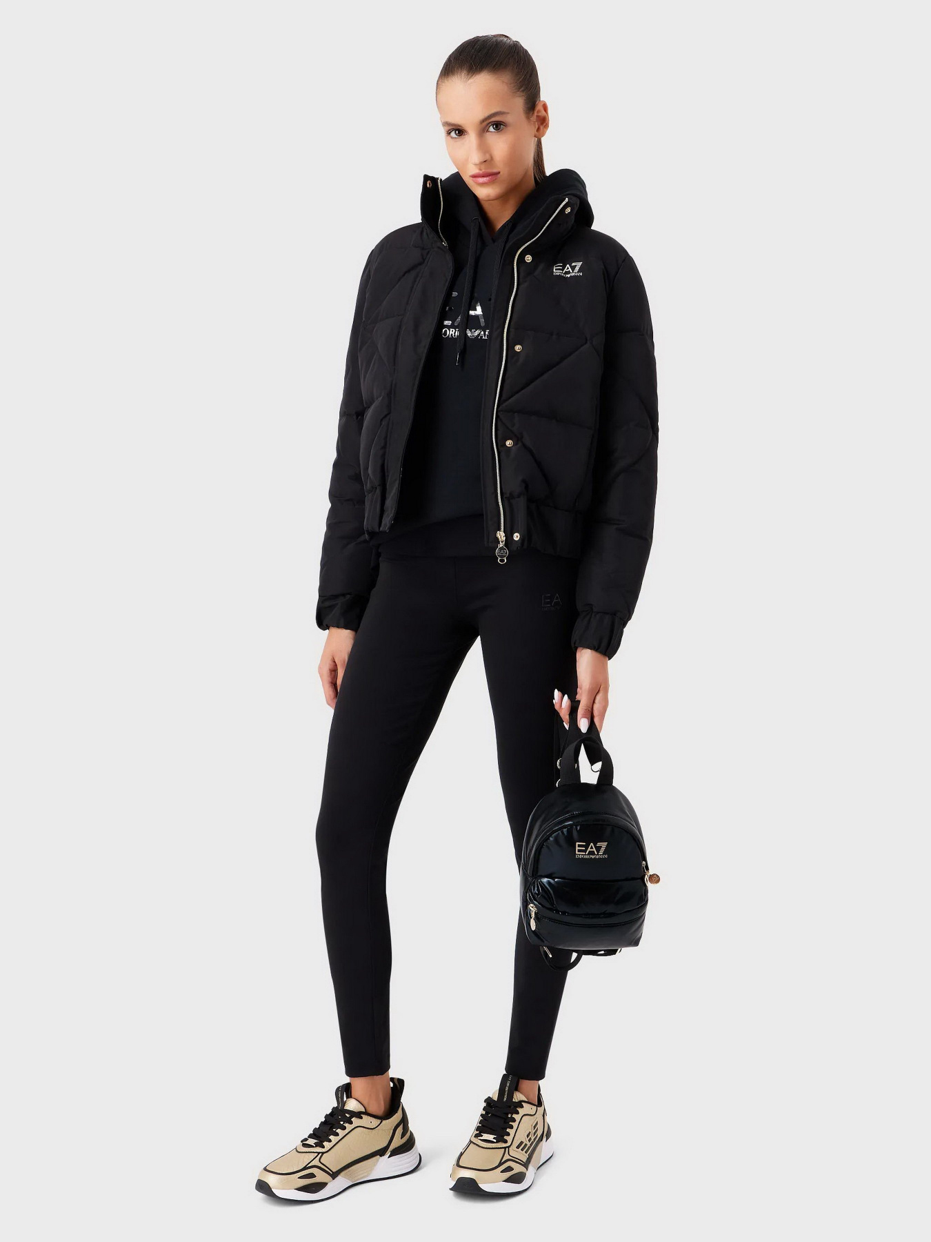 Спортивні леггінси EA7 Shiny модель 8NTP63-TJ01Z-0228 Фото