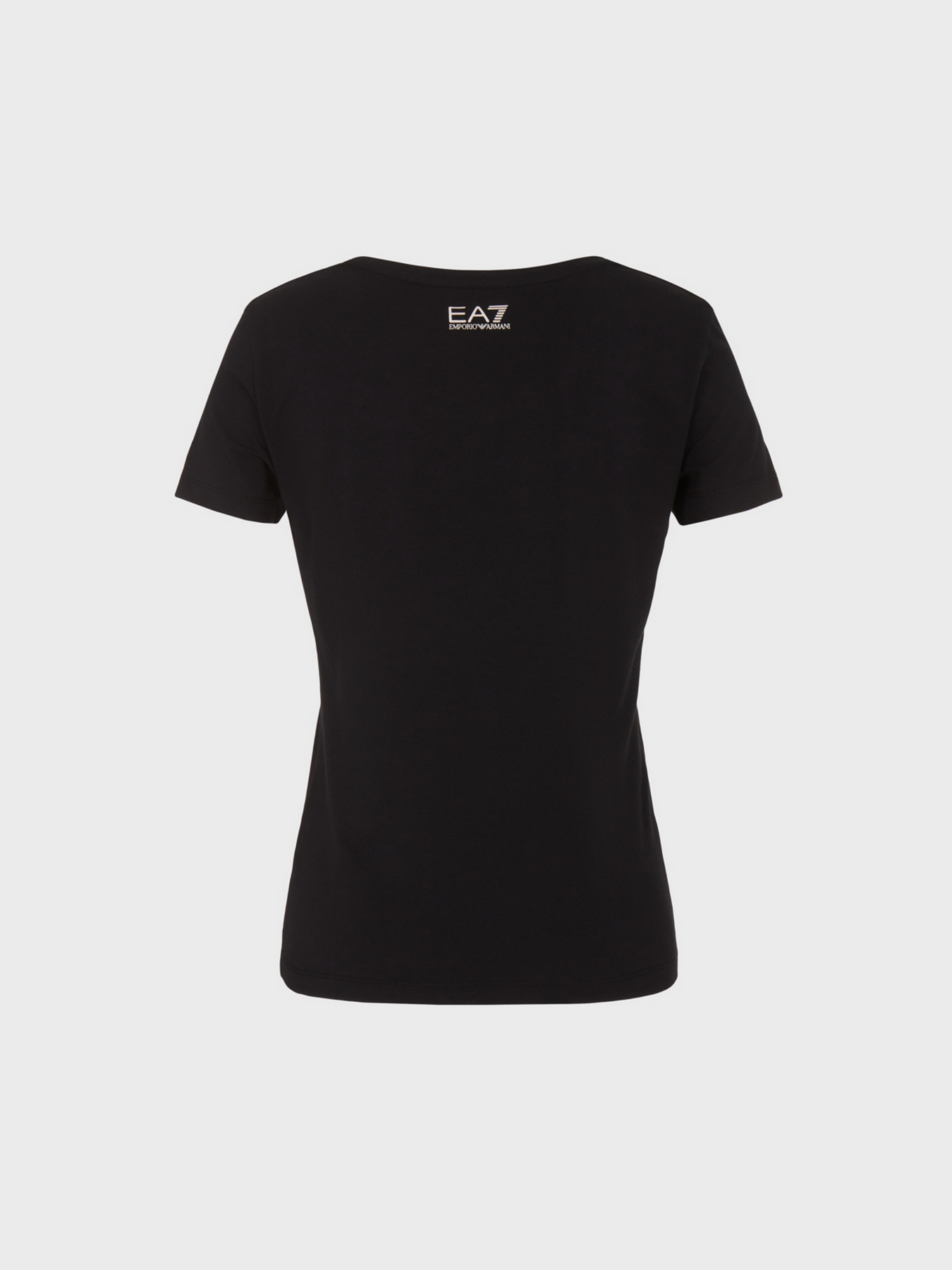 Футболка EA7 Athletic Velour organic cotton-blend модель 6RTT08-TJ6SZ-1200 Фото