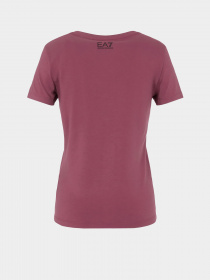 Футболка EA7 Athletic Velour organic cotton-blend модель 6RTT08-TJ6SZ-1420 Футболка EA7 Athletic Velour organic cotton-blend модель 6RTT08-TJ6SZ-1420 Фото