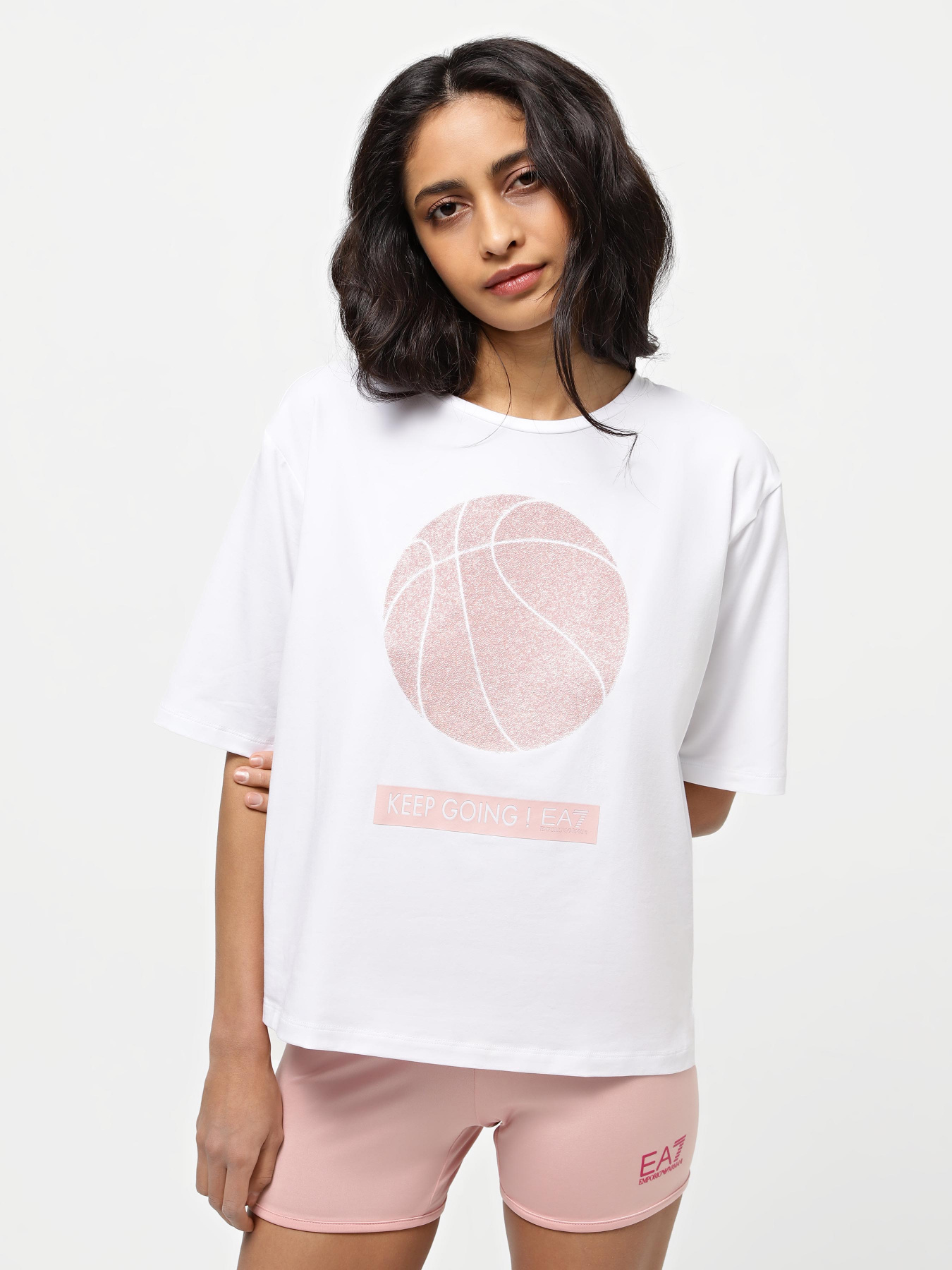 Футболка EA7 Logo Series модель 6RTT37-TJFKZ-0153 Фото