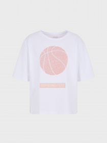 Футболка EA7 Logo Series модель 6RTT37-TJFKZ-0153 Фото