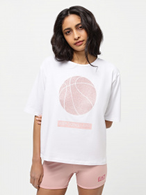 Футболка EA7 Logo Series модель 6RTT37-TJFKZ-0153 Фото