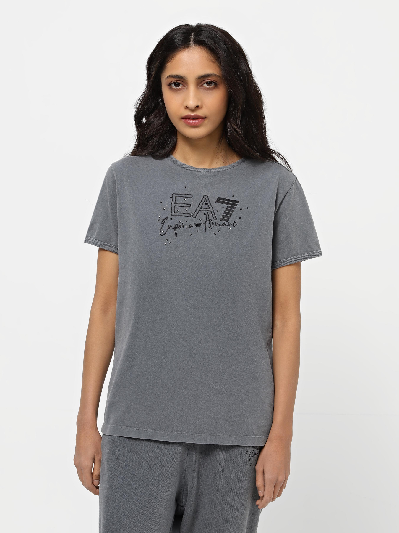 Футболка EA7 Denim Print модель 6RTT76-TJQPZ-0225 Футболка EA7 Denim Print модель 6RTT76-TJQPZ-0225 Фото