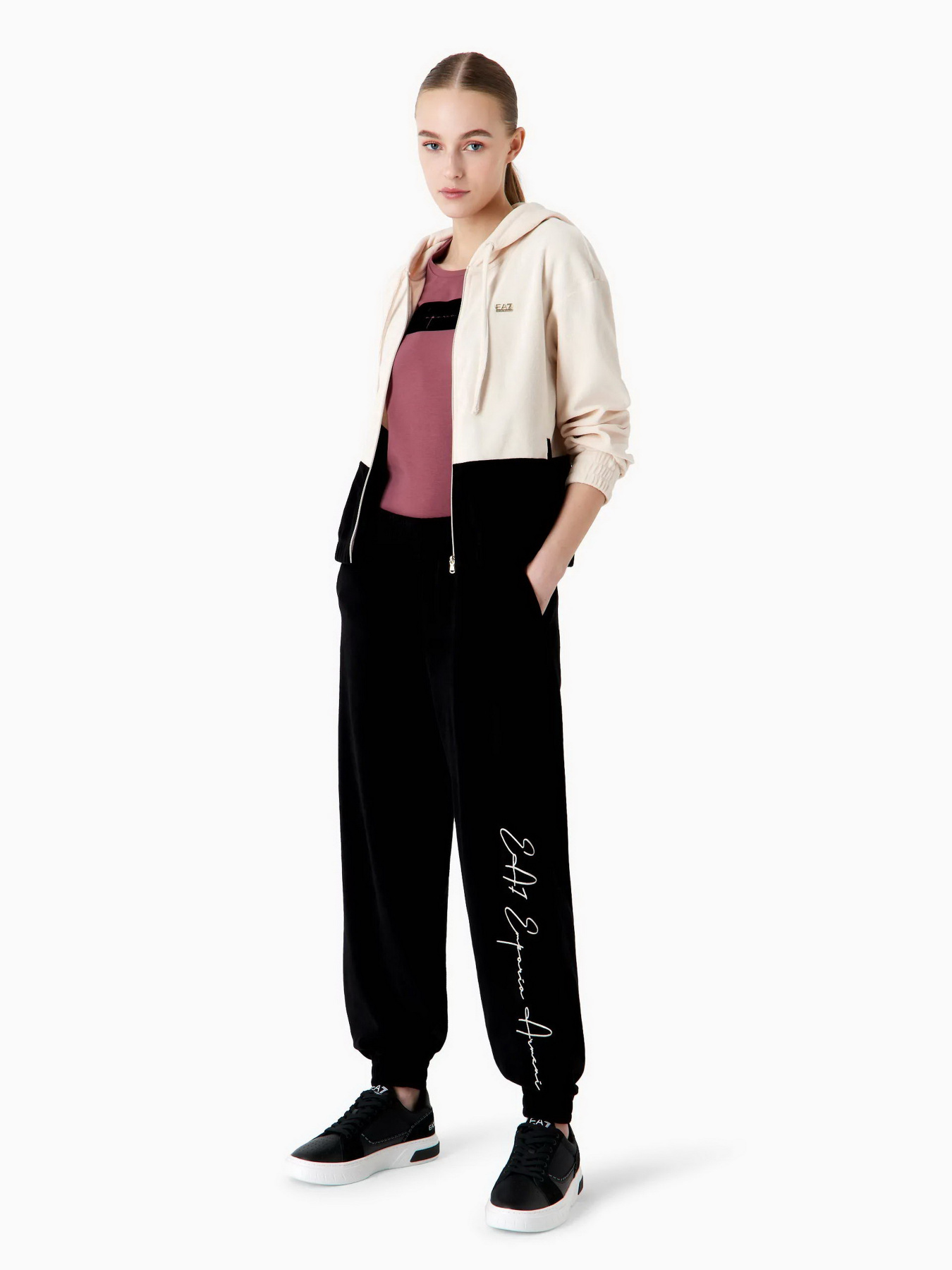 Спортивный костюм EA7 Athletic Velour модель 6RTV61-TJQEZ-27BG Фото