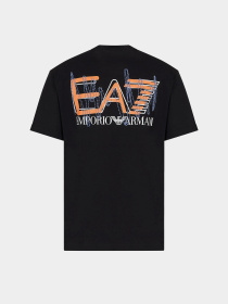 Футболка EA7 Logo Series модель 3DUT06-PJVBZ-1200 Фото