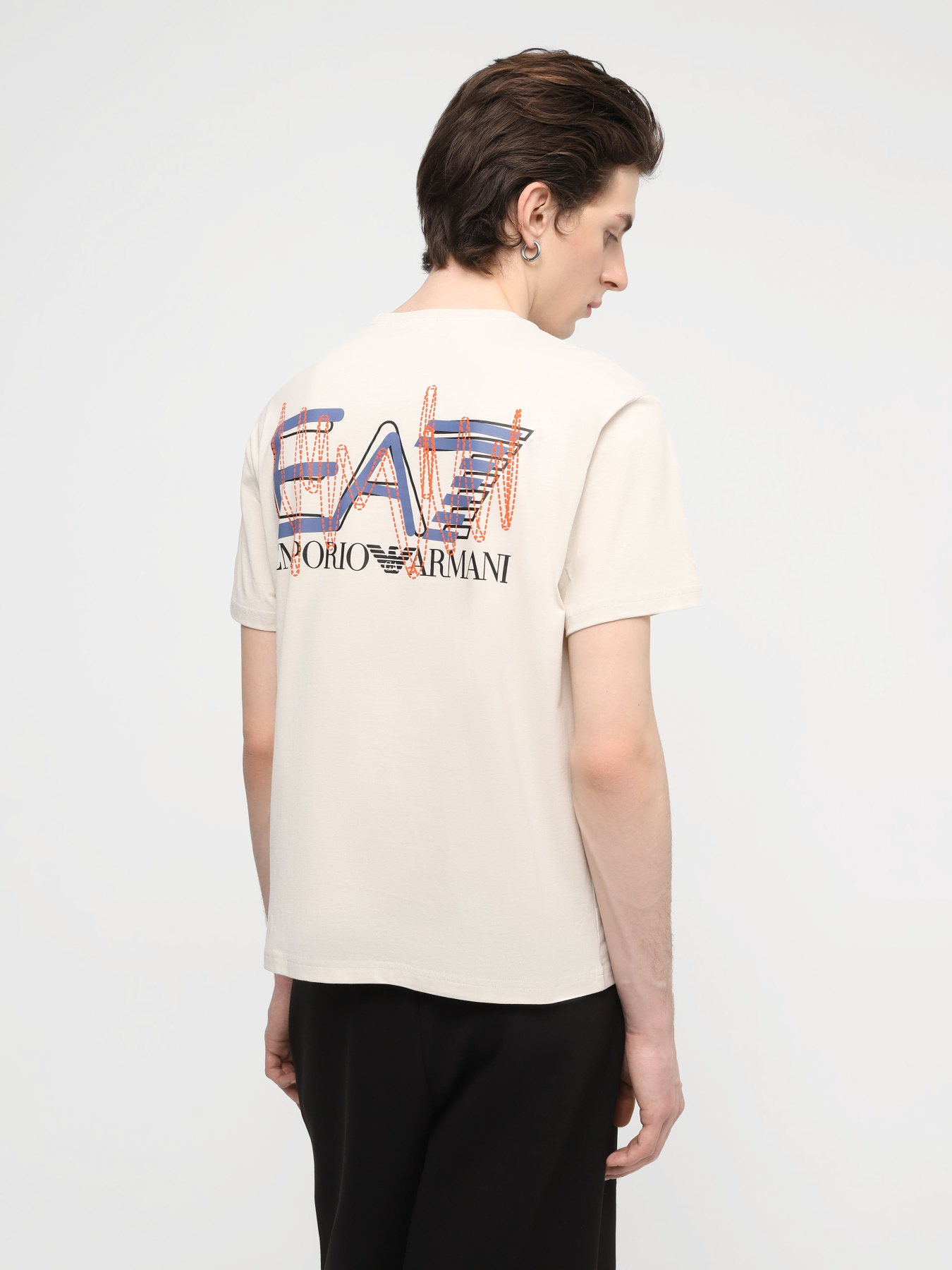 Футболка EA7 Logo Series модель 3DUT06-PJVBZ-1946 Фото