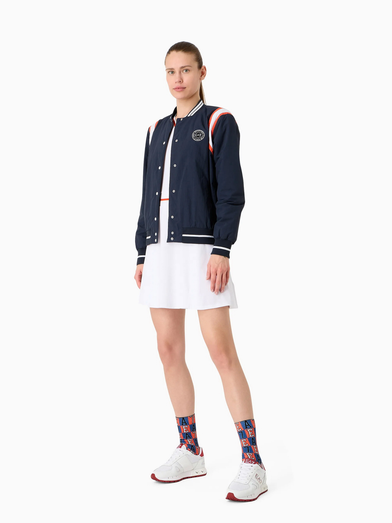 Платье мини EA7 Sporting Club модель 3DTA60-TJLDZ-1100 Фото